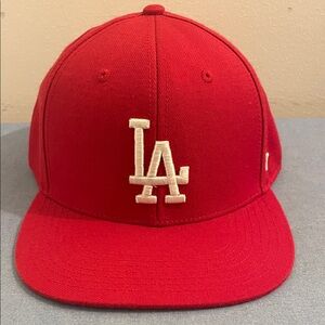 New Era Red LA Cap